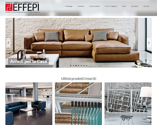 EFFEPI Arredi & Contract | Gruppo360 - web agency palermo
